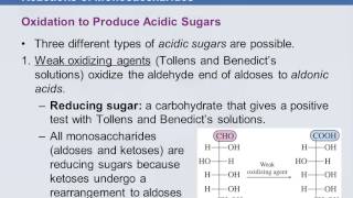 3B 712 Reactions of Monosaccharides [upl. by Enylodnewg]