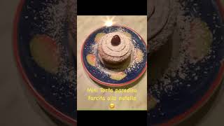 TORTINO PARADISO farcito semplicemente con nutella … [upl. by Wareing226]