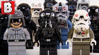 Every Lego Star Wars Imperial Pilot Minifigure Ever Made  Rare UCS TIE Pilot  Collection review [upl. by Inod]