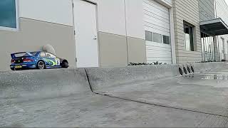 Tamiya TT02 Rwd Freestyle Drifting In Parking Lot [upl. by Netsua80]