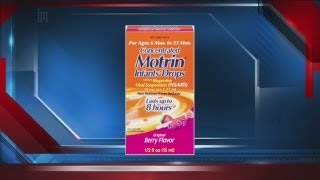 Motrin Infant Drops being recalled [upl. by Nodnarg]