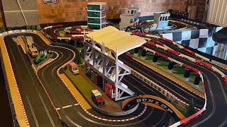 My Scalextric Slot Car 132 Layout ScalextricInMyGarage1 [upl. by Alyal946]