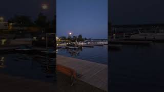 A beautiful evening stroll Lake Simcoe Ontario eveningstroll waterfrontviews shortsfeed [upl. by Nollat]