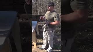 Gatling Gun Vs Ballistic Shield Kentucky Ballistics [upl. by Walt]