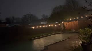 Incredible wind Lightning rain and tornado sirens in Plano Texas on March 2nd 2023 [upl. by Marc]