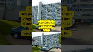 La Courneuve 93  Des policiers agressés par une vingtaine de personnes lors dune interpellati [upl. by Ulphi]