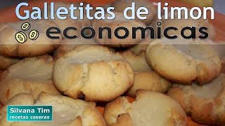 Galletitas de Limón Económicas y Rendidoras 🍋 Receta fácil  cocina casera [upl. by Drucie]