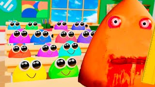 EVIL POU SCHOOL TEACHER Bous Revenge Animation [upl. by Dirrej]