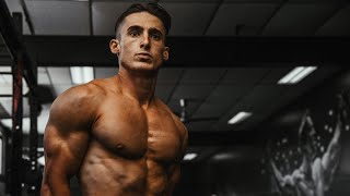 TRAINING AT MY FIRST EVER GYM WINTER CUT  2 WEEKS OUT FROM COMP [upl. by Vasiliu]