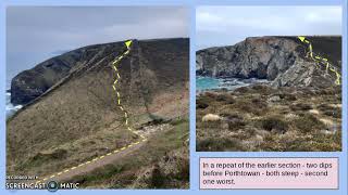 Gwithian  Godrevy to Porthtowan Cornwall Coast Path Running Guide [upl. by Prady]