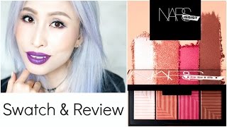 NARS NARSissist Dual Intensity Blush Cheek Palette Swatches amp Review FoodishBeauty [upl. by Eahc435]