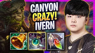 CANYON CRAZY GAME WITH IVERN  GEN Canyon Plays Ivern JUNGLE vs Lillia  Bootcamp 2024 [upl. by Pail]