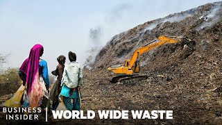 How People Live On A Flaming Garbage Dump  World Wide Waste  Business Insider [upl. by Einwahs]