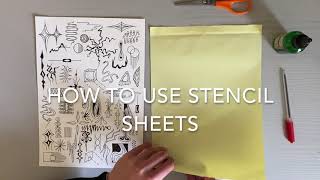 How To Use Stencil Transfer Paper Sheets  Handpoketattoonl [upl. by Magnum]