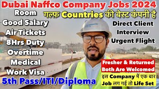 Dubai Naffco Company Jobs 2024  Employment Visa  Direct Interview  1000 Vacancy [upl. by Ardnaid]