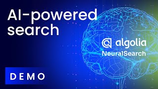 Algolia AI Search  Product Demo [upl. by Igiul]