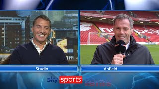 Jamie Carragher asking Brendan Rodgers why he didnt play him at Liverpool [upl. by Elinet999]