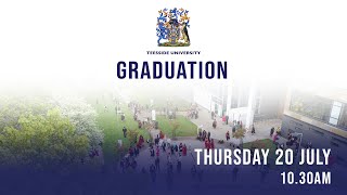 Teesside University Graduation Thursday 20 July 2023  1030am [upl. by Llerat]