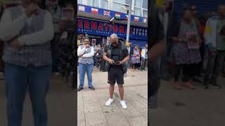 Black is beautiful in Erdington Birmingham after racist attacks black people inc a pregnant woman [upl. by Norra924]