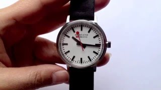 Mondaine Watch manual stop2go [upl. by Eiuqcaj281]