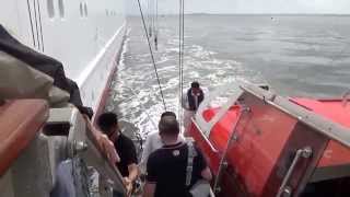 Traumschiff MS Deutschland Ausflug Texel Insel Holland Tenderschiffe zum Hafen [upl. by Reld572]