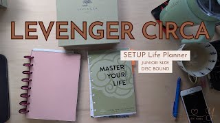 90 Day MASTER YOUR LIFE Planner Inserts Setup and chat  Plan with Me levenger new [upl. by Taimi]