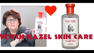 THAYERS WITCH HAZEL ROSE PETAL TONER REVIEW amp BENEFITS [upl. by Stilla]