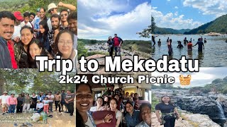 Mekedatu Trip 🥳 Church Picnic 2k24  Fun Time 🥳 waterfall karnataka [upl. by Claman763]