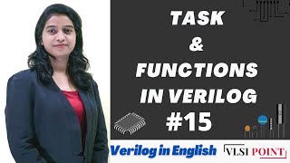 Task and Functions in Verilog  15  Verilog in English [upl. by Anidam]