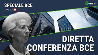 CONFERENZA BCE  DIRETTA VIDEO [upl. by Kirrad]