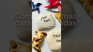 ¿Cómo hacer masa para empanadas 🥟  Gourmet GourmetChile Recetas Masa Empanadas Fritas horno [upl. by Dowzall]