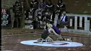 IHSAA Wrestling 1987 1988 Muncie South Invitational 112 lbs Lance Ellis Cathedral vs Shephard Marion [upl. by Marthe518]