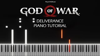 God of War  Deliverance Piano Tutorial [upl. by Olag]