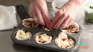 Mini DeepDish Pizzas  Everyday Food with Sarah Carey [upl. by Romilly]