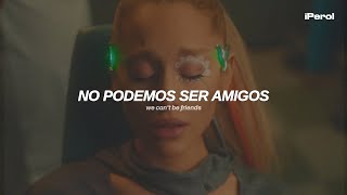 Ariana Grande  we can’t be friends wait for your love Español  Lyrics  video musical [upl. by Nazario]