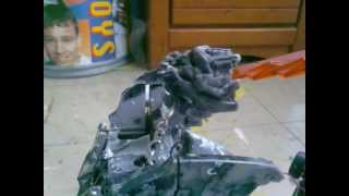 DOTM Megatrons Stop Motion Death Scene [upl. by Nuzzi63]