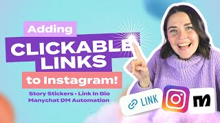 Instagram Tutorial Add Clickable Links on Instagram 2024 [upl. by Hedveh]