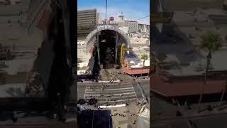 Las Vegas Scariest Zipline zipline shorts youtubeshorts viral fyp slotzilla thrillride [upl. by Howes]