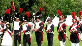 Napoleonic Troups Charging  Waterloo Belgium [upl. by Nona]