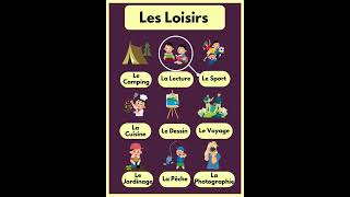 Vocabulaire Français Facile Les Loisirs en 9 Mots  🎬🎮 [upl. by Atsira902]