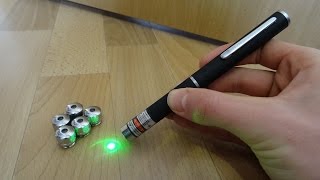 Super Starker Laserpointer mit 5 Linsen von TMART  Test [upl. by Fuhrman]