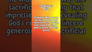 The Widows Mite Uncovering a Hidden Secret [upl. by Novel]