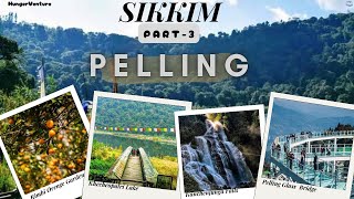 Sikkim Tour Part  3  Pelling Gangtok Ravangla Orenge Garden Khecheopalri Lake Glass Bridge [upl. by Halet]