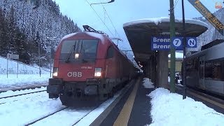 Arrivi e partenze a Brennero  Ankünfte und Abfahrten nach Brenner [upl. by Barty]