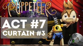 Puppeteer  Gameplay Story Walkthrough Part 21  Act 7  Curtain 3 HD The Tyrant King [upl. by Noble684]