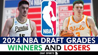 2024 NBA Draft Grades For All 30 Teams  Biggest Winners amp Losers  Complete Round 1 Results [upl. by David67]