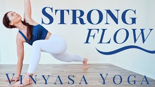 Yoga Ganzkörper Flow 💙 Vinyasa Yoga Flow für Kraft amp Beweglichkeit 40 Min [upl. by Philipson]