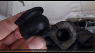 How to Replace a Stabilizer Bar Rear Bushing on Honda Pilot  Annoying Squeaking noise Fix [upl. by Llennoj71]