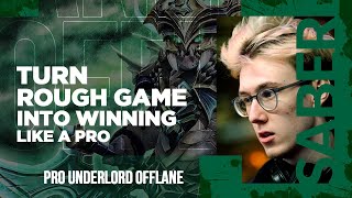 UNDERLORD PRO GAMEPLAY OFFLANE quotSABERLIGHTquot PLAYER PERSPECTIVE  NEW ULT 731 DOTA 2 2022 [upl. by Nidnal]