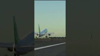 Xplane 121 Transavia 737800 take off aviation [upl. by Sinne558]